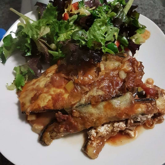 Auberginen Lasagne