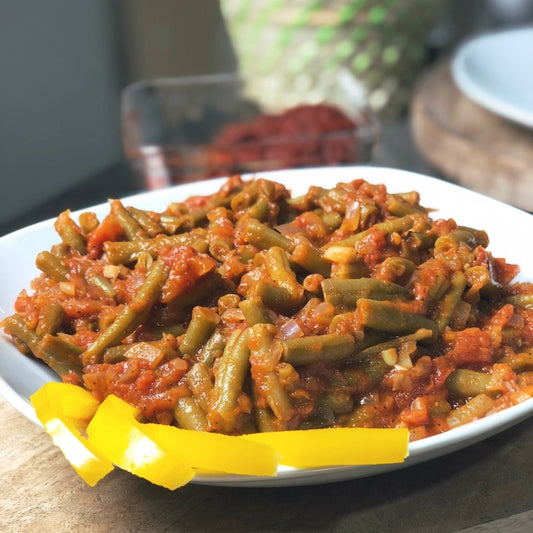 Bohnen-Tomaten Pfanne (vegan)