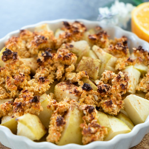 Falscher Obst-Crumble