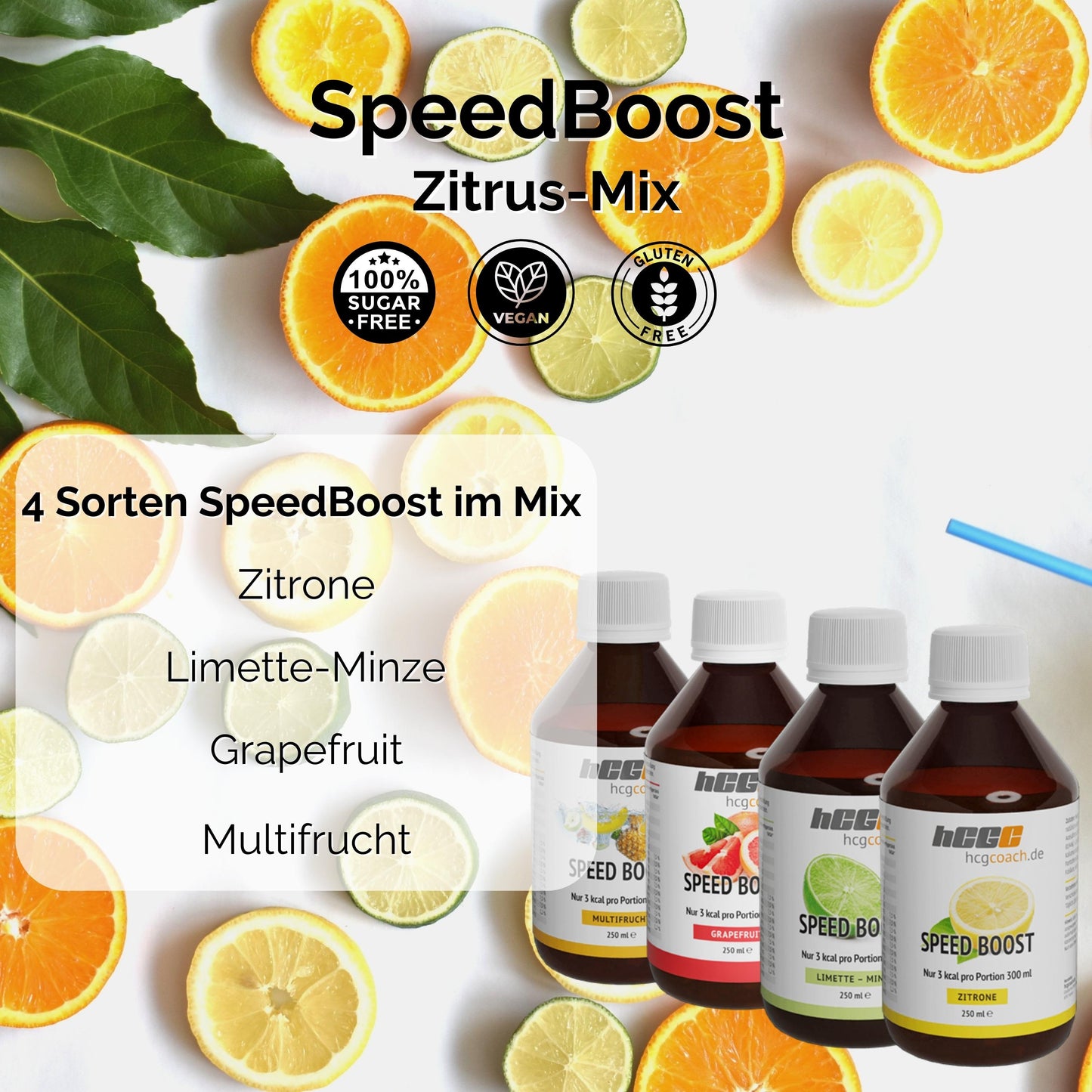 hCGC® SpeedBoost - Dein Mix (4 x 250 ml)