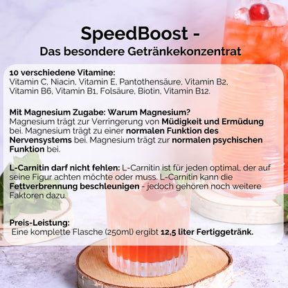 hCGC® SpeedBoost - Dein Mix (4 x 250 ml)