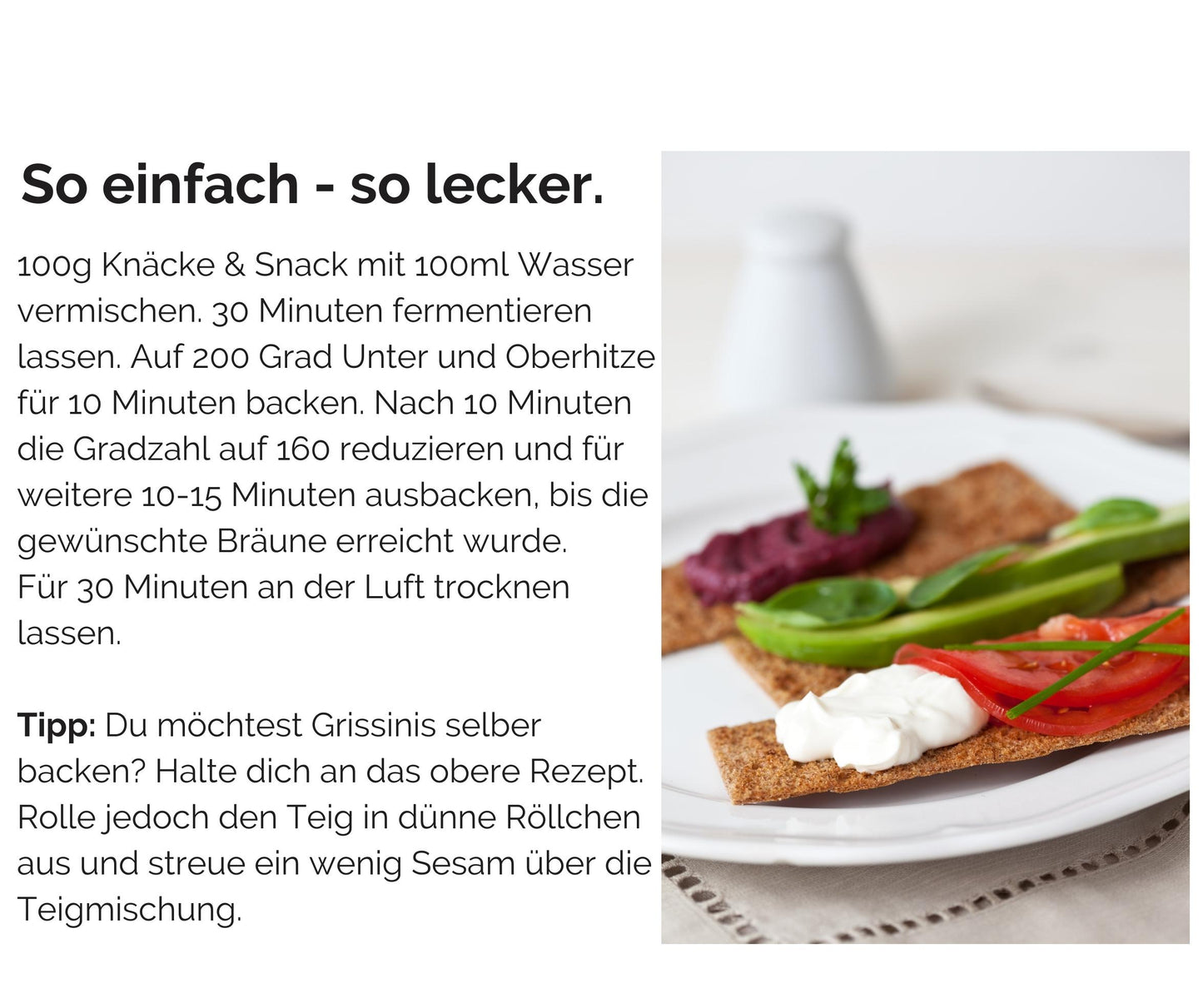 Greencarb® Knäcke und Snack - Backmischung (3er Set)