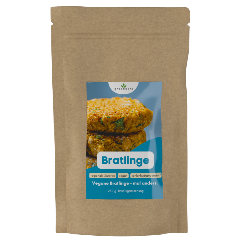 Greencarb® Bratlinge - Mischung zum selbst braten (250 g)