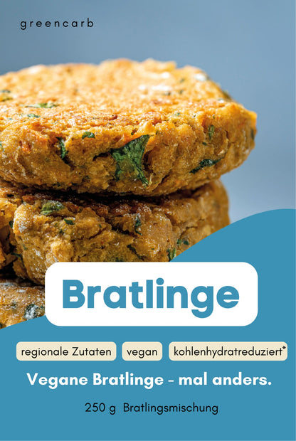 Greencarb® Bratlinge - Mischung zum selbst braten (250 g)