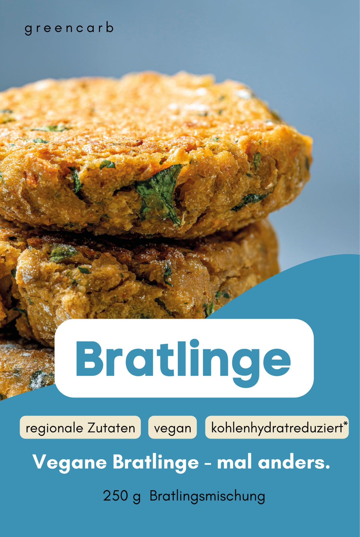 Greencarb® Bratlinge - Mischung zum selbst braten (3er Set)