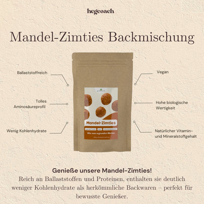 Greencarb® Mandel-Zimties Brot und Brötchenbackmischung (3er Set)