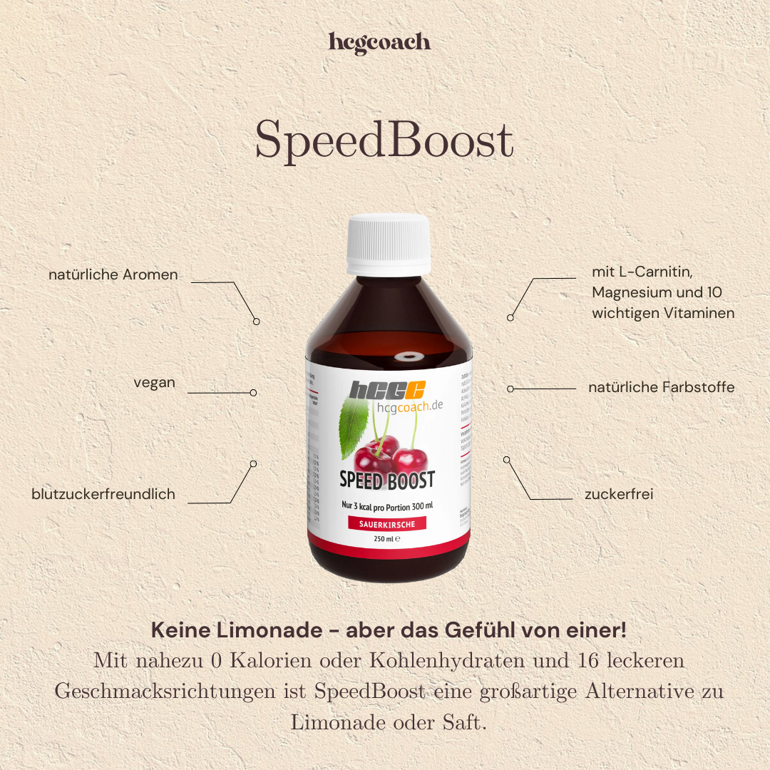 hCGC® SpeedBoost - Dein Mix (4 x 250 ml)