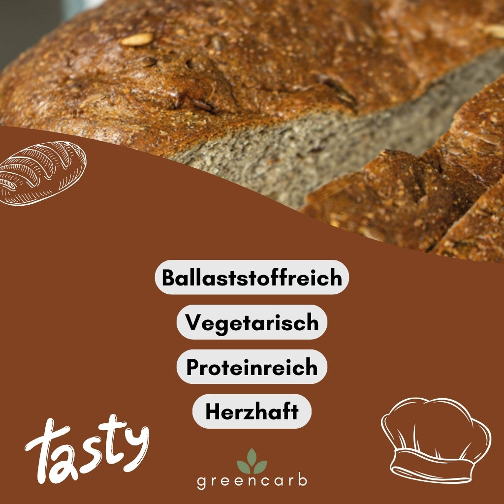 Greencarb® Brotbackmischung Dark + White (250 g)