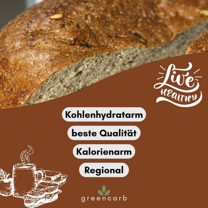 Greencarb® Brotbackmischung Dark + White (250 g)