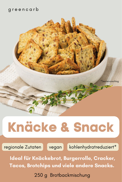 Greencarb® Knäcke und Snack - Backmischung (3er Set)