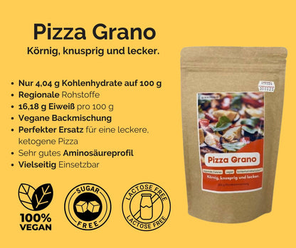 Greencarb® Pizza Grano - Teigmischung (250 g)