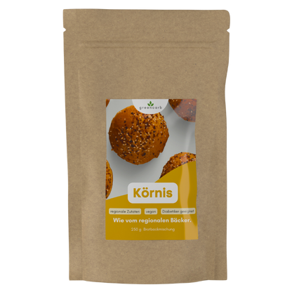 Greencarb® Körnis - Brot- und Brötchenbackmischung (250 g)