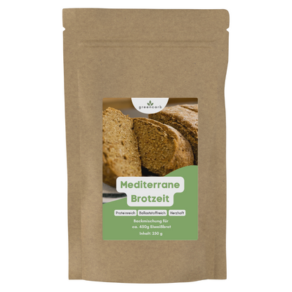 Greencarb® Brotbackmischung Gold, Mediterran, Sonnig (250 g)