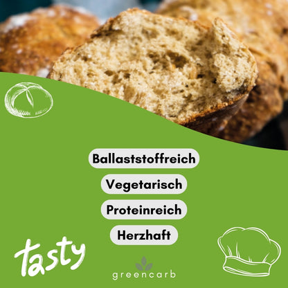 Greencarb® Brötchenbackmischung Rustikale Brötchen (200 g)