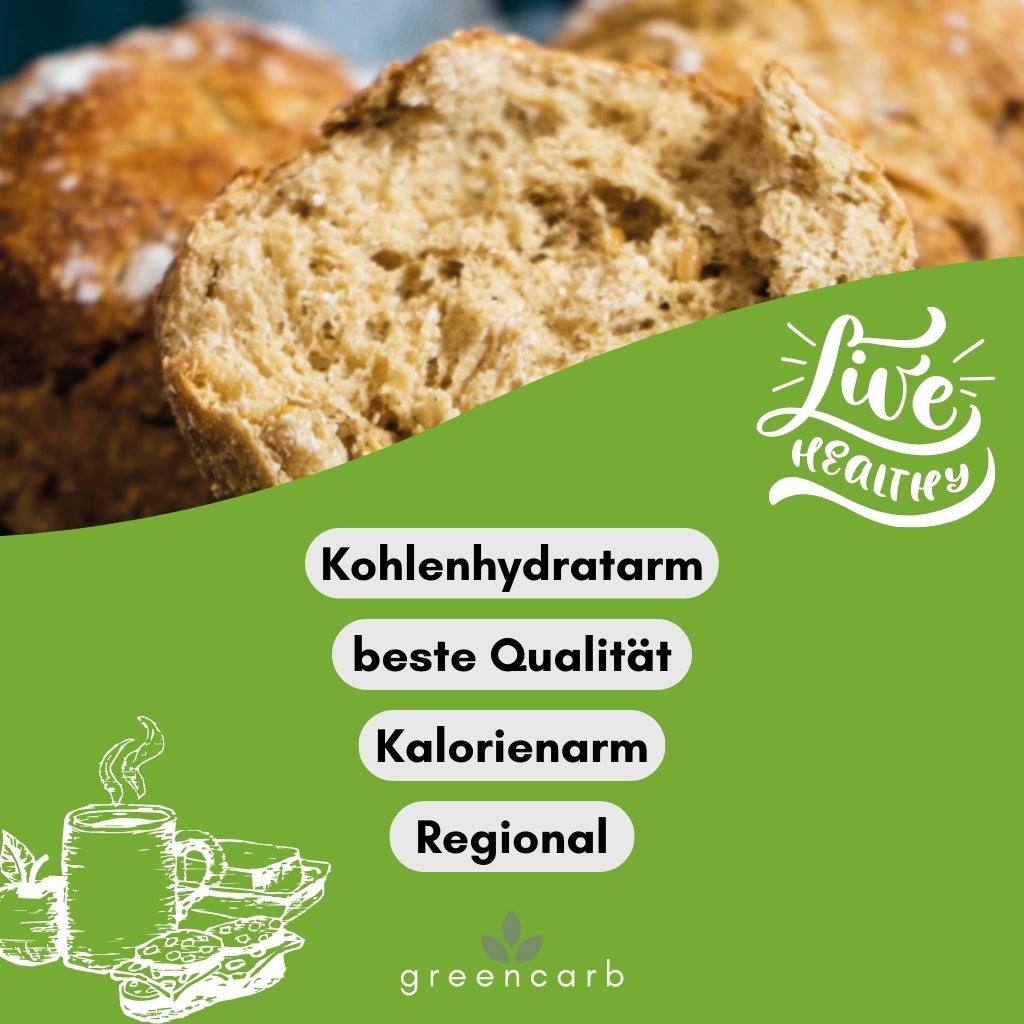 Greencarb® Brötchenbackmischung Rustikale Brötchen (200 g)