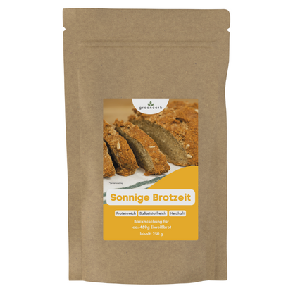 Greencarb® Brotbackmischung Gold, Mediterran, Sonnig (250 g)